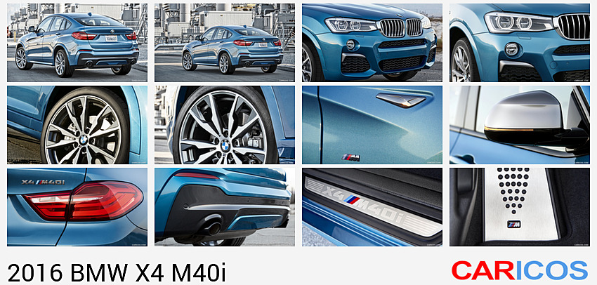 BMW X4 M40i | 2016MY |  in Long Beach Blue Metallic Paint | Rear