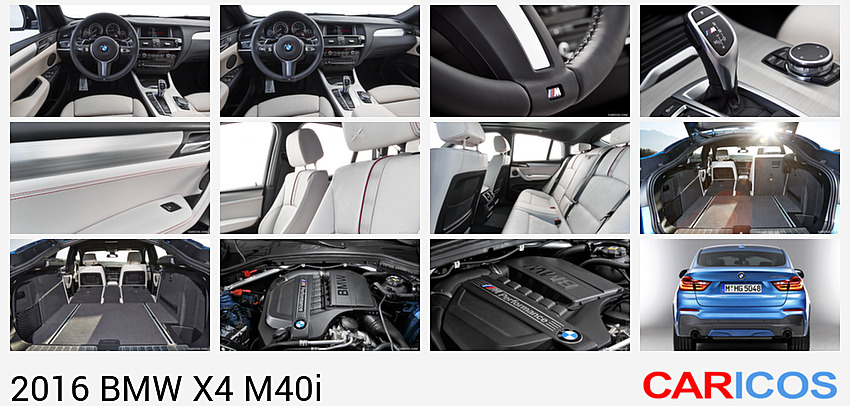 BMW X4 M40i | 2016MY |  in Long Beach Blue Metallic Paint | Interior