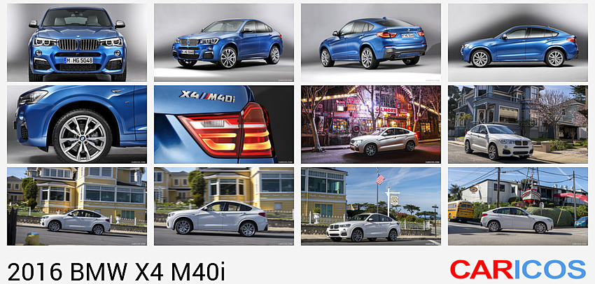 BMW X4 M40i | 2016MY |  in Long Beach Blue Metallic Paint | Front