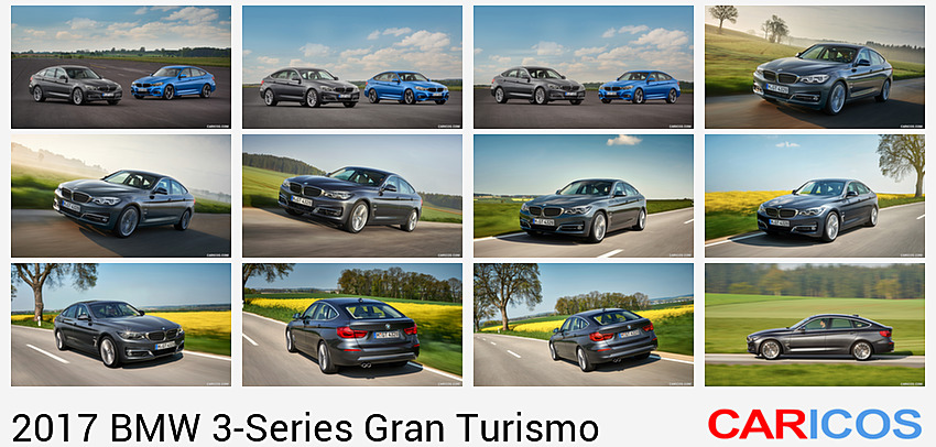 2017 BMW 3-Series 340i GT Gran Turismo M Sport (Color: Estoril Blue) and Luxury
