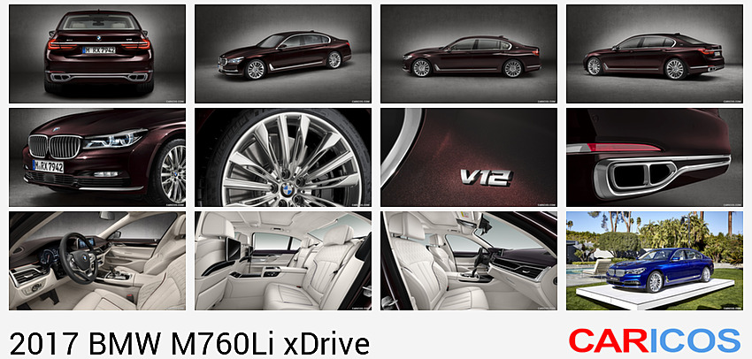 BMW M760Li xDrive | 2017MY | V12 Excellence | Rear