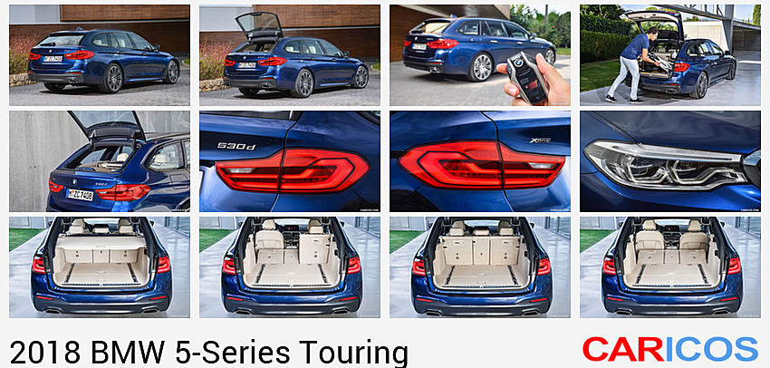 2018 BMW 5-Series 530d xDrive Touring | Rear Three-Quarter