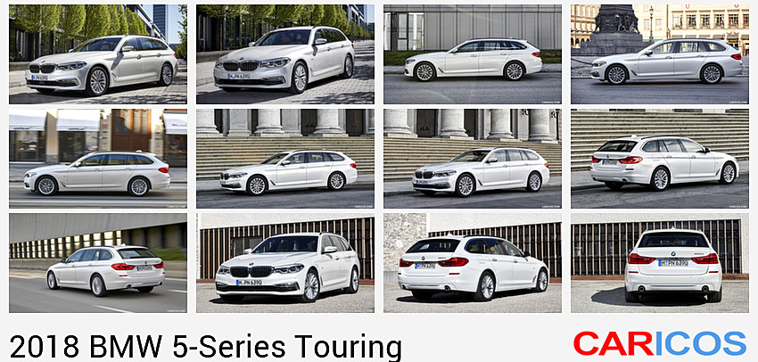 2018 BMW 5-Series 520d Touring | Front Three-Quarter