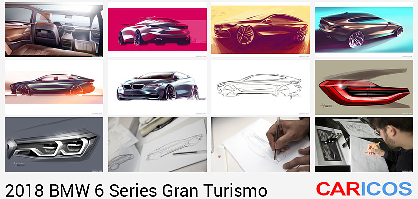 2018 BMW 6 Series 640i xDrive Gran Turismo | Design Sketch
