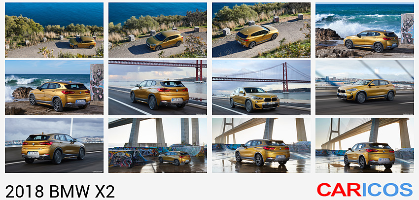 BMW X2 | 2018MY |  xDrive20d M Sport X (Color: Galvanic Gold) | Top