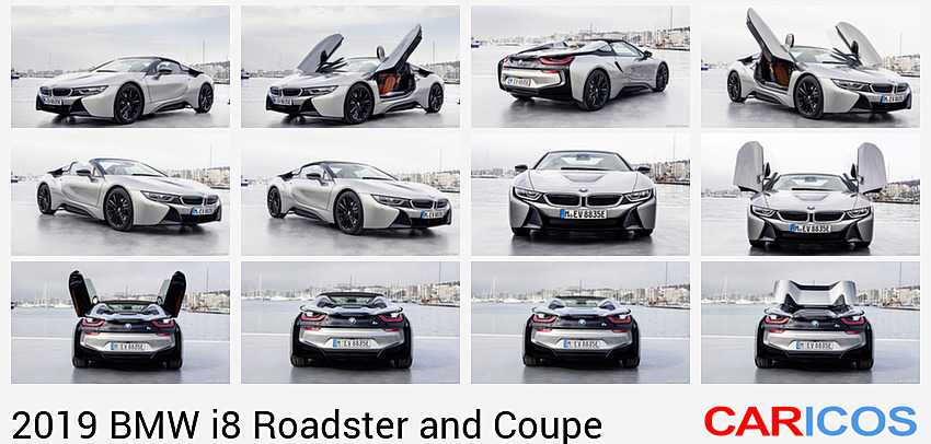 2019 BMW i8 Roadster (Color: Donington Grey) | Front Three-Quarter