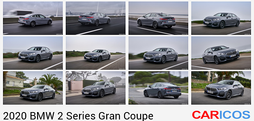 2020 BMW 2 Series 220d Gran Coupe Model M Sport (Color: Storm Bay Metallic) | Rear Three-Quarter