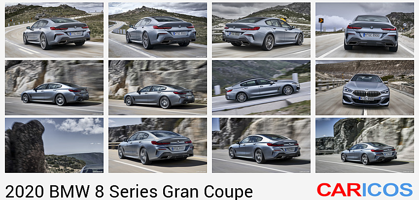 2020 BMW 8 Series M850i xDrive Gran Coupe                 | Rear Three-Quarter