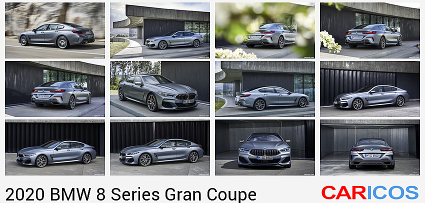 2020 BMW 8 Series M850i xDrive Gran Coupe                 | Rear Three-Quarter