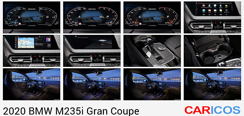 BMW M235i Gran Coupe | 2020MY |  xDrive (Color: Alpine white) | Digital Instrument Cluster