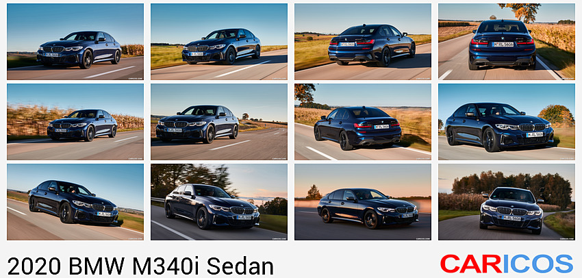 BMW M340i Sedan | 2020MY |  (Color: Tanzanite Blue Metallic) | Front Three-Quarter