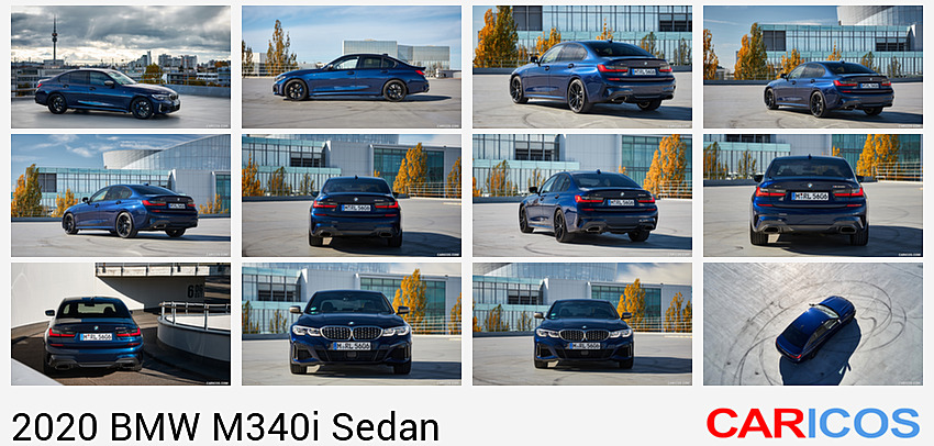 BMW M340i Sedan | 2020MY |  (Color: Tanzanite Blue Metallic) | Side