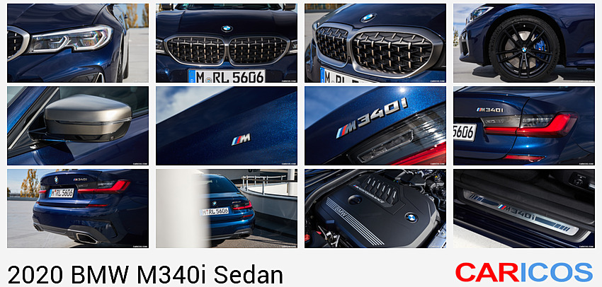 BMW M340i Sedan | 2020MY |  (Color: Tanzanite Blue Metallic) | Headlight