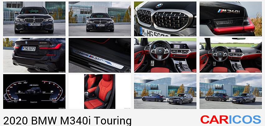 2020 BMW M340i xDrive Touring (Color: Black Sapphire Metallic) | Front
