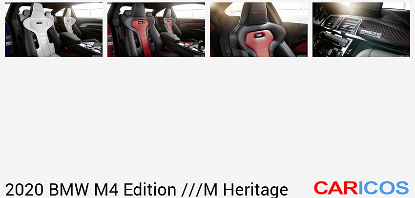 BMW M4 Edition ///M Heritage | 2020MY | Interior, Seats