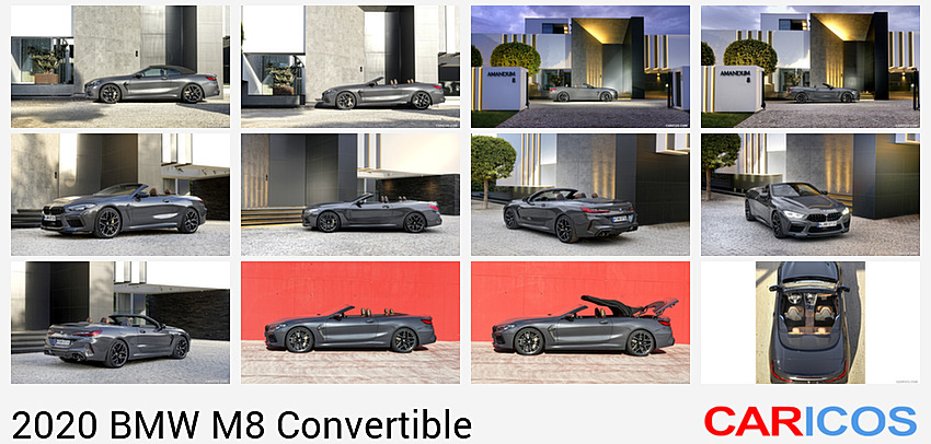 2020 BMW M8 Competition Convertible (Color: Brands Hatch Grey) | Side