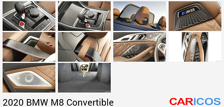 2020 BMW M8 Competition Convertible (Color: Brands Hatch Grey) | Interior, Detail