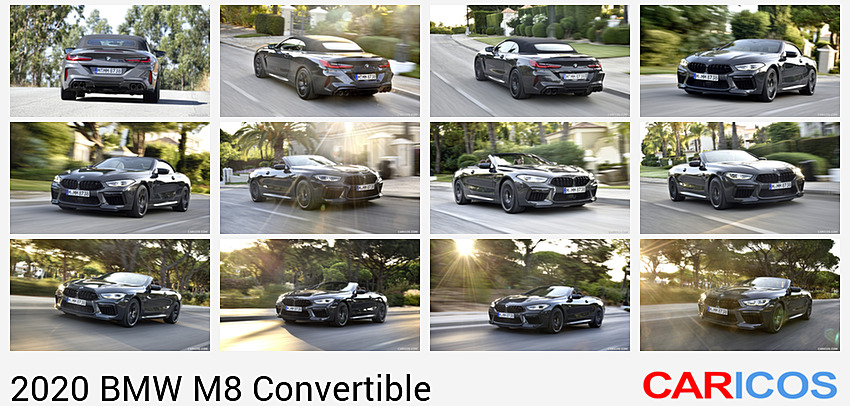 2020 BMW M8 Competition Convertible (Color: Brands Hatch Grey) | Rear