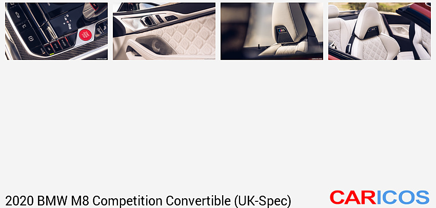 BMW M8 Competition Convertible (UK-Spec) | 2020MY | Interior, Detail
