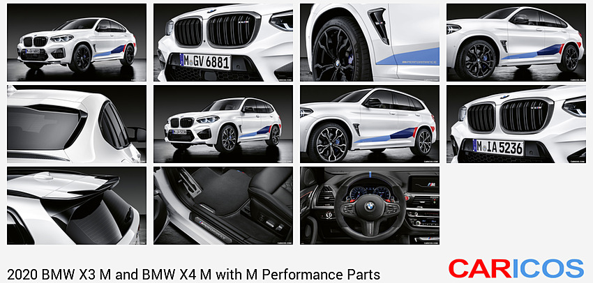 BMW X3 M and BMW X4 M with M Performance Parts