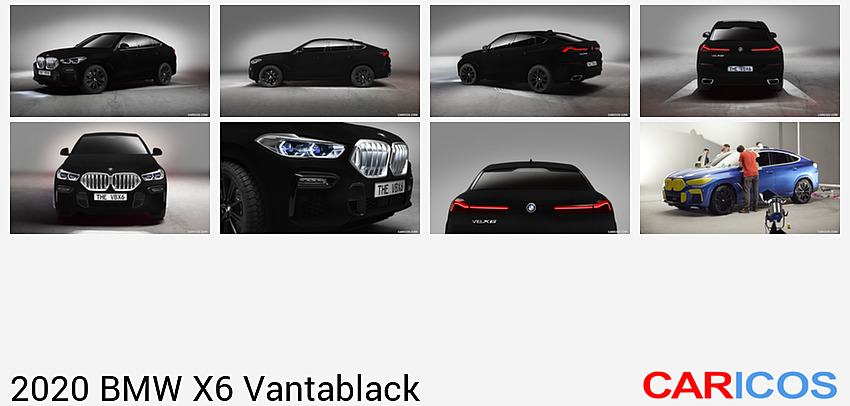 What is the New Vantablack? A space BMW X6 material used
