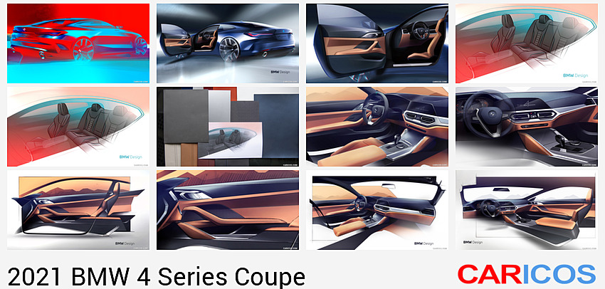 BMW 4 Series Coupe | 2021MY | Design Sketch