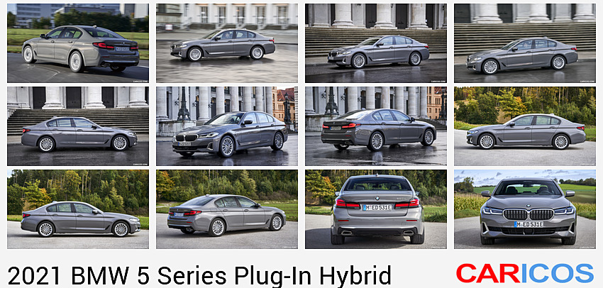 2021 BMW 5 Series 530e Plug-In Hybrid | Rear Three-Quarter