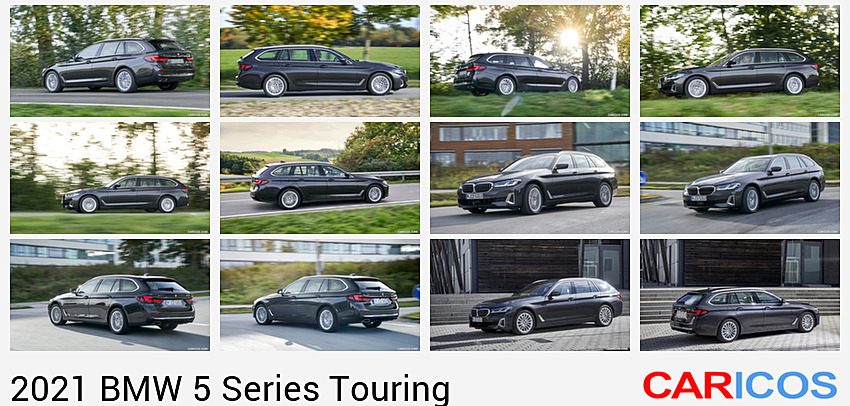 BMW 5 Series Touring | 2021MY | Rear Three-Quarter