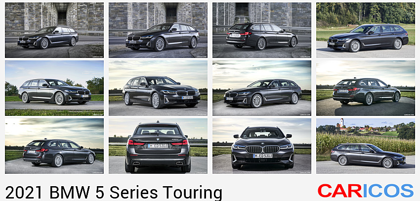 BMW 5 Series Touring | 2021MY | Front Three-Quarter