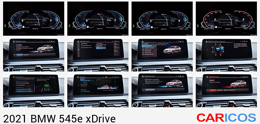 BMW 545e xDrive | 2021MY | Digital Instrument Cluster