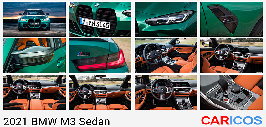2021 BMW M3 Competition Sedan (Color: Isle of Men Green) | Front