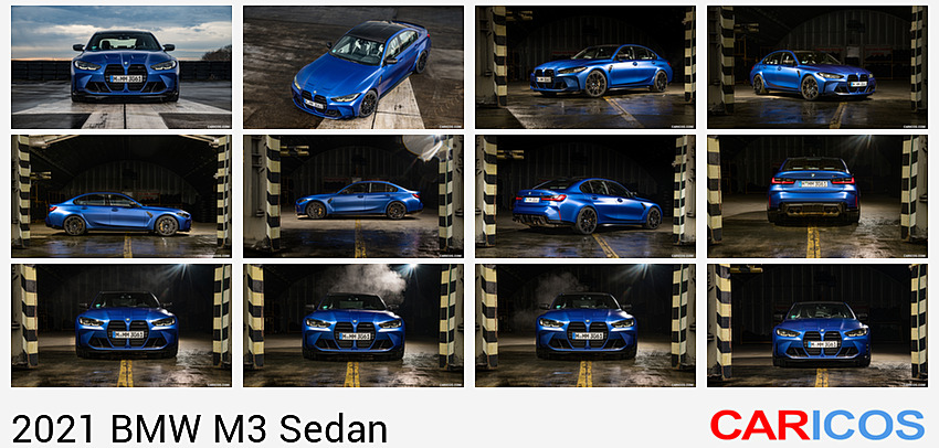 2021 BMW M3 Competition Sedan (Color: Frozen Portimao Blue Metallic) | Front