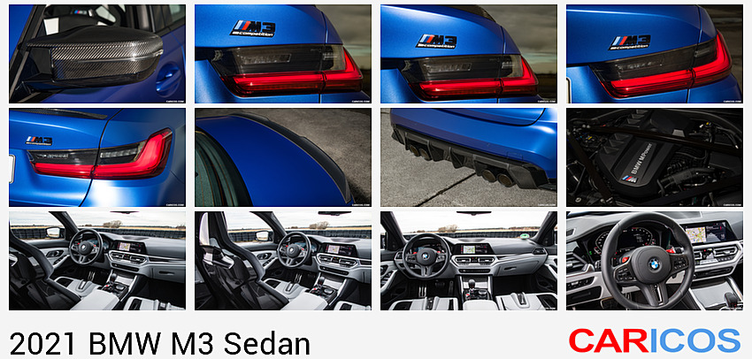 2021 BMW M3 Competition Sedan (Color: Frozen Portimao Blue Metallic) | Mirror