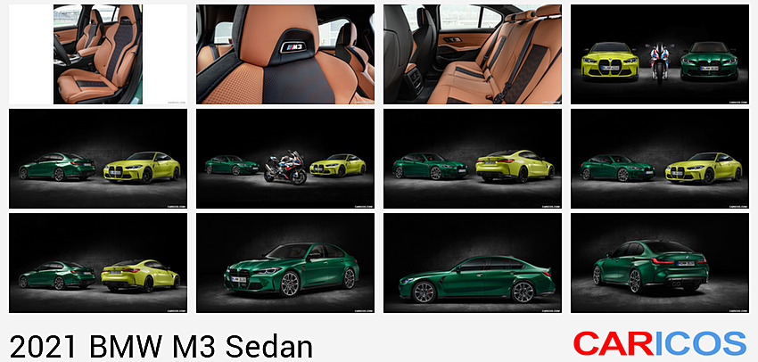 BMW M3 Sedan | 2021MY | Interior, Front Seats