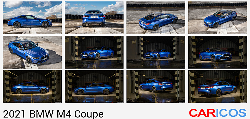 2021 BMW M4 Competition Coupe (Color: Portimao Blue) | Side