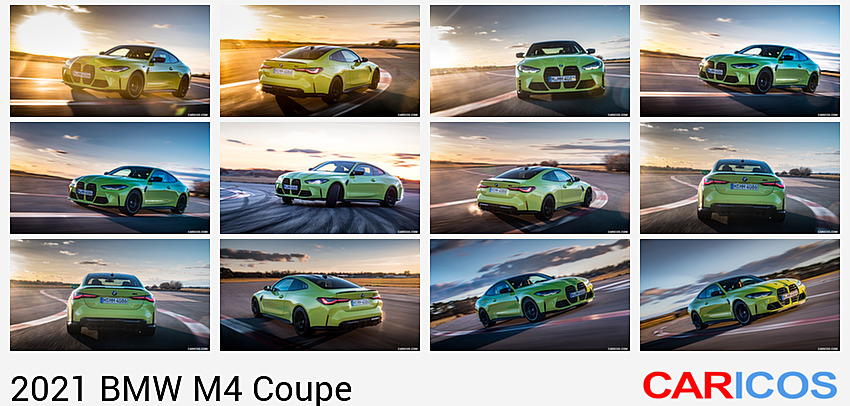 2021 BMW M4 Competition Coupe (Color: Sao Paulo Yellow) | Front Three-Quarter