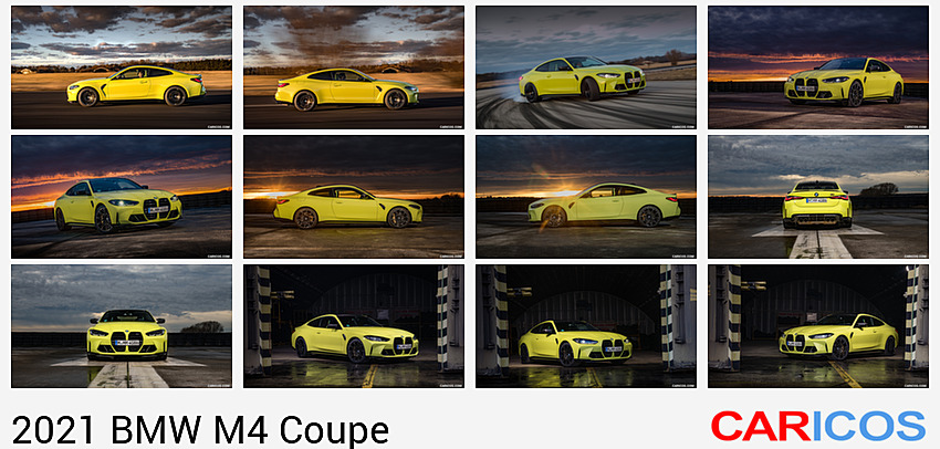 2021 BMW M4 Competition Coupe (Color: Sao Paulo Yellow) | Side