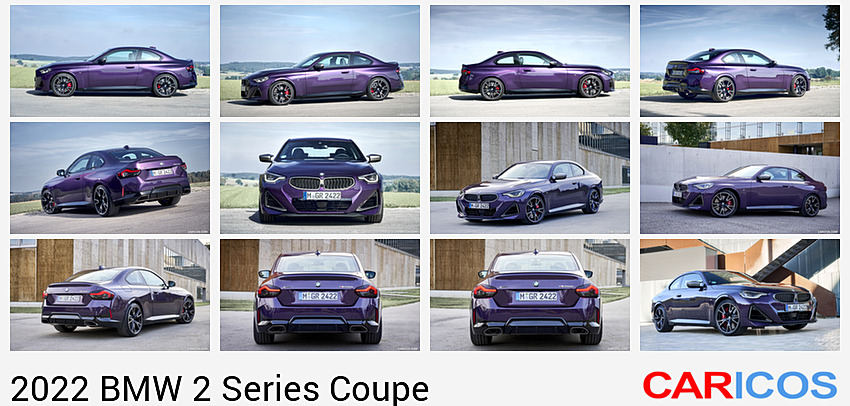 2022 BMW M240i Coupé xDrive (Color: Thundernight Metallic) | Side