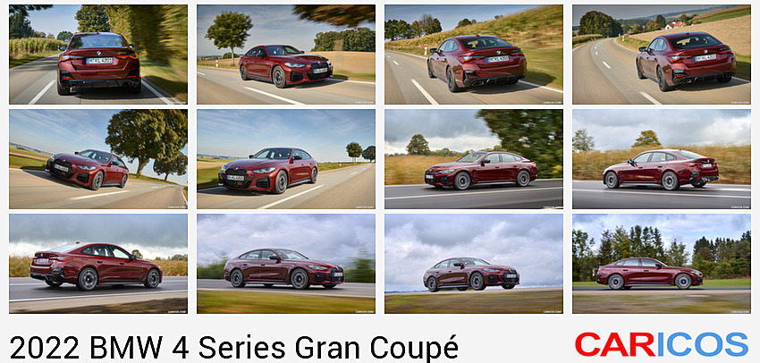 2022 BMW M440i xDrive Gran Coupe (Color: Aventurine Red) | Rear