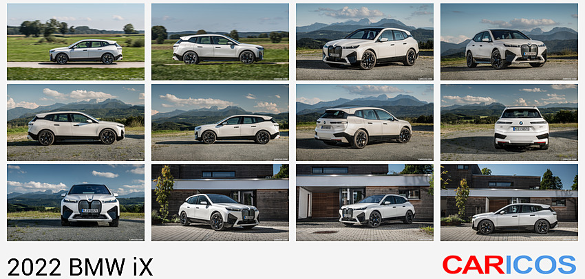 BMW iX | 2022MY |  (Color: Mineral White) | Side