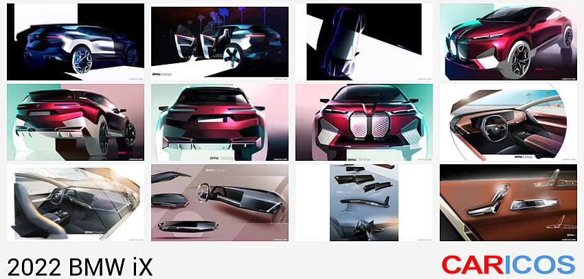 BMW iX | 2022MY | Design Sketch