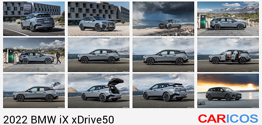 BMW iX xDrive50 | 2022MY | Rear Three-Quarter