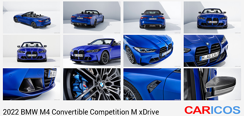 BMW M4 Convertible Competition M xDrive | 2022MY | Rear Three-Quarter