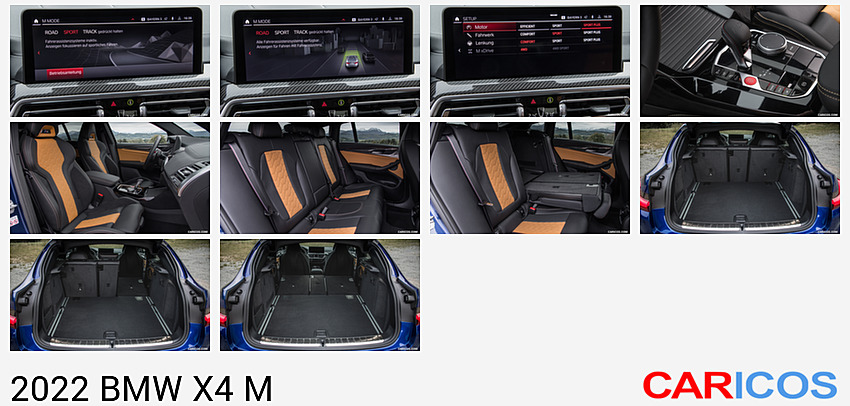 BMW X4 M | 2022MY | (Color: Marina Bay Blue metallic) | Central Console