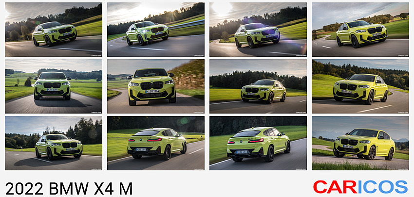 BMW X4 M | 2022MY | (Color: Sao Paulo Yellow) | Front Three-Quarter