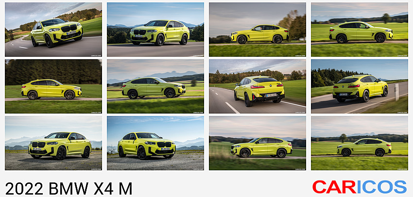 BMW X4 M | 2022MY | (Color: Sao Paulo Yellow) | Front Three-Quarter