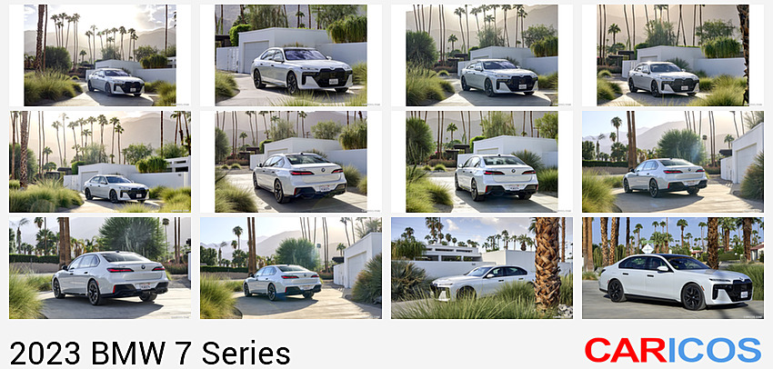 2023 BMW 760i xDrive (Color: Mineral White Metallic; US-Spec) | Front Three-Quarter