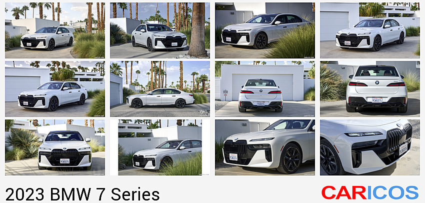 2023 BMW 760i xDrive (Color: Mineral White Metallic; US-Spec) | Front Three-Quarter