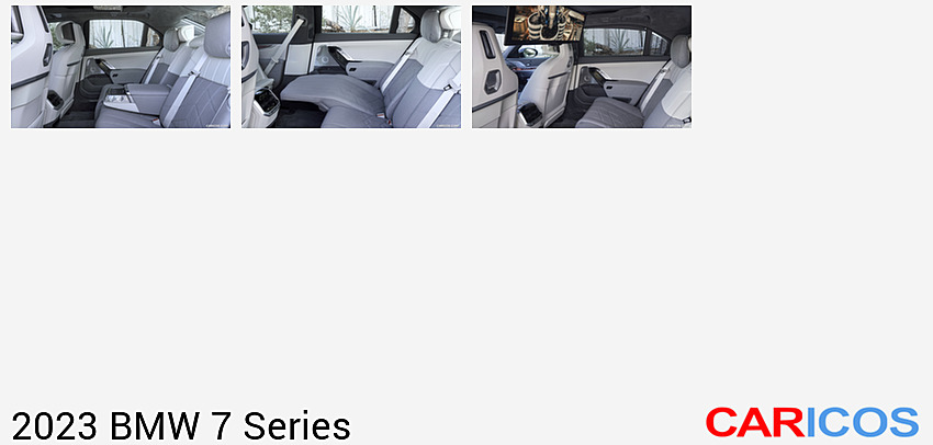 2023 BMW 760i xDrive (Color: Aventurin Red Metallic Two-Tone; US-Spec) | Interior, Rear Seats