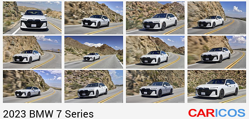 2023 BMW 760i xDrive (Color: Mineral White Metallic; US-Spec) | Front